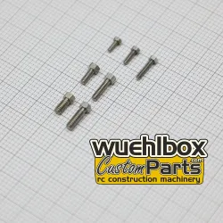 Lesu stainless steel screws hexagon