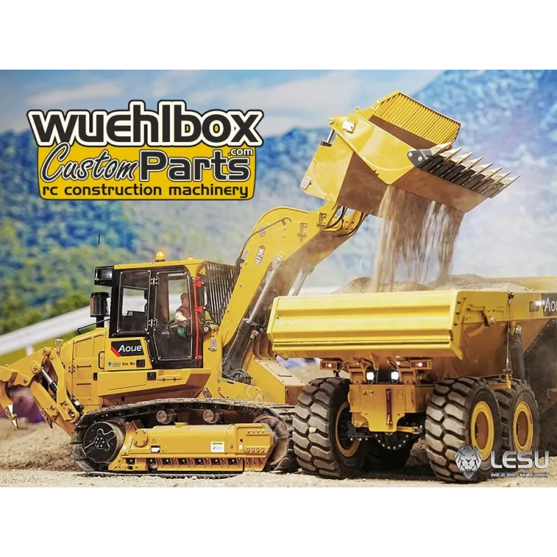 RC Bagger Laderaupe Lesu 973K