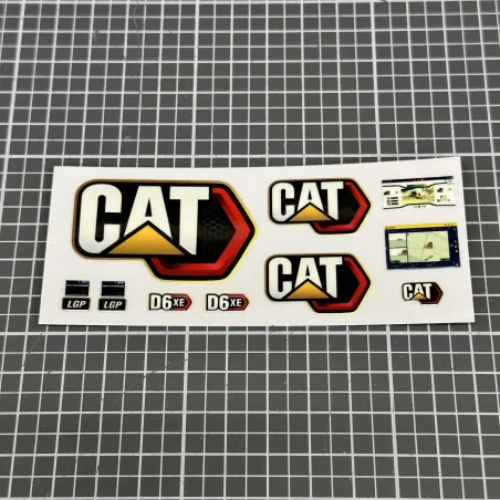 Decal Set Dozer CAT D6 1:14