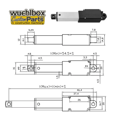 Linear Antriebe LA-T8 6V 188N