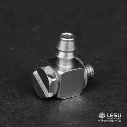 Lesu Stecknippel 90° M3 Gewinde, 3.5 mm Nippel