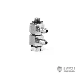 Lesu Doppel Stecknippel 90° M3 Gewinde, 2.7 mm Nippel