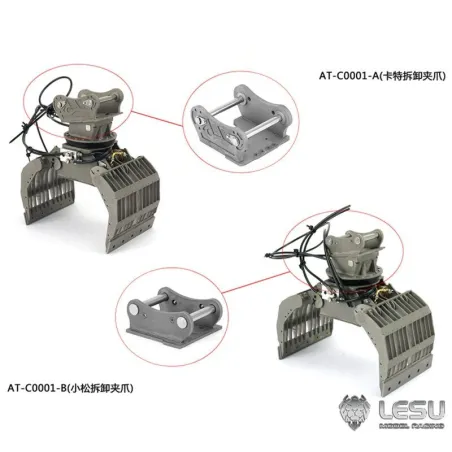 RC Bagger Lesu Sortiergreifer 1:14