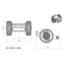 RC Bagger Lesu Transport System 1:14