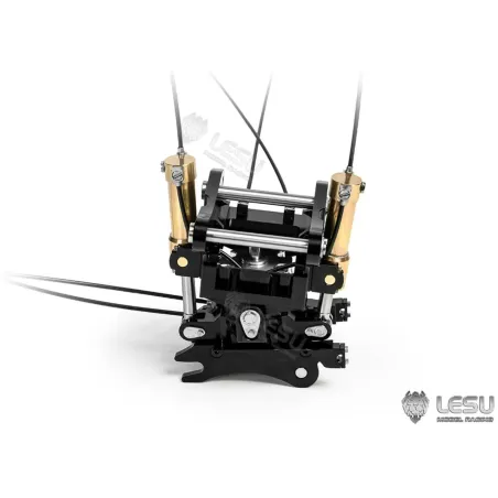 RC Excavator Lesu tiltrotator with quick coupler 1:14