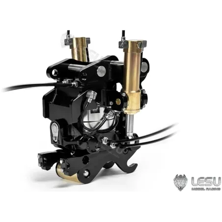 RC Excavator Lesu tiltrotator with quick coupler 1:14