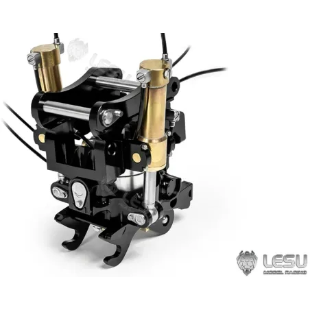 RC Bagger Lesu Tiltrotator mit Schnellwechsler 1:14