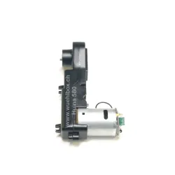 Traction motor and gearbox left Chain drive Huina 580