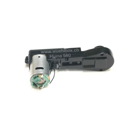 Traction motor and gearbox left Chain drive Huina 580