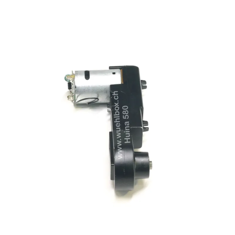 Traction motor and gearbox left Chain drive Huina 580