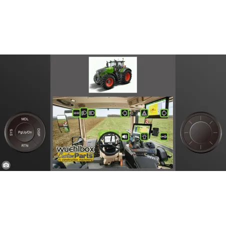 Widget und Modellspeicher FrSky XE für den Lesu Traktor F1050 1/14