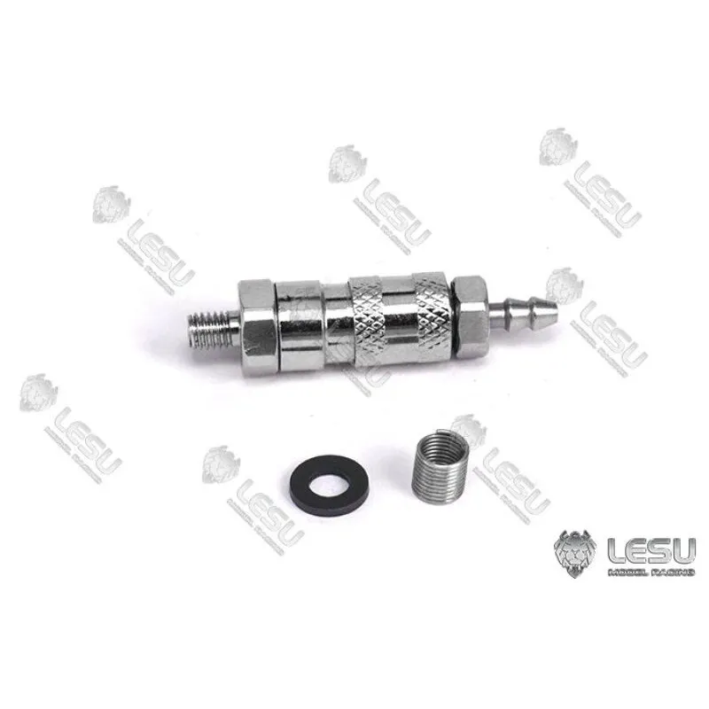 Lesu Hydraulik Schnellkupplung, Nippel 3 mm Schlauch, Muffe M3 Gewinde