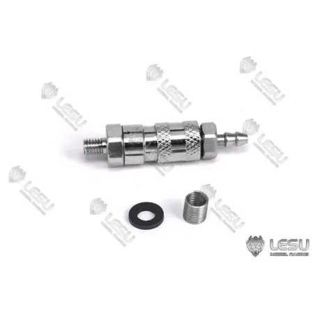 Lesu Hydraulik Schnellkupplung, Nippel 3 mm Schlauch, Muffe M3 Gewinde