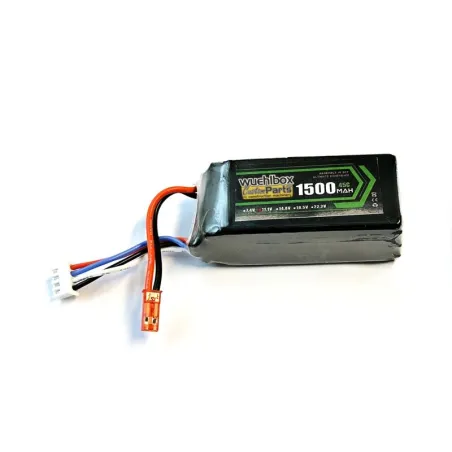 3S 11,1 V 1500mAh 45C Lipo Batterie JST Stecker