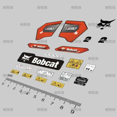 Decal Set Bobcat