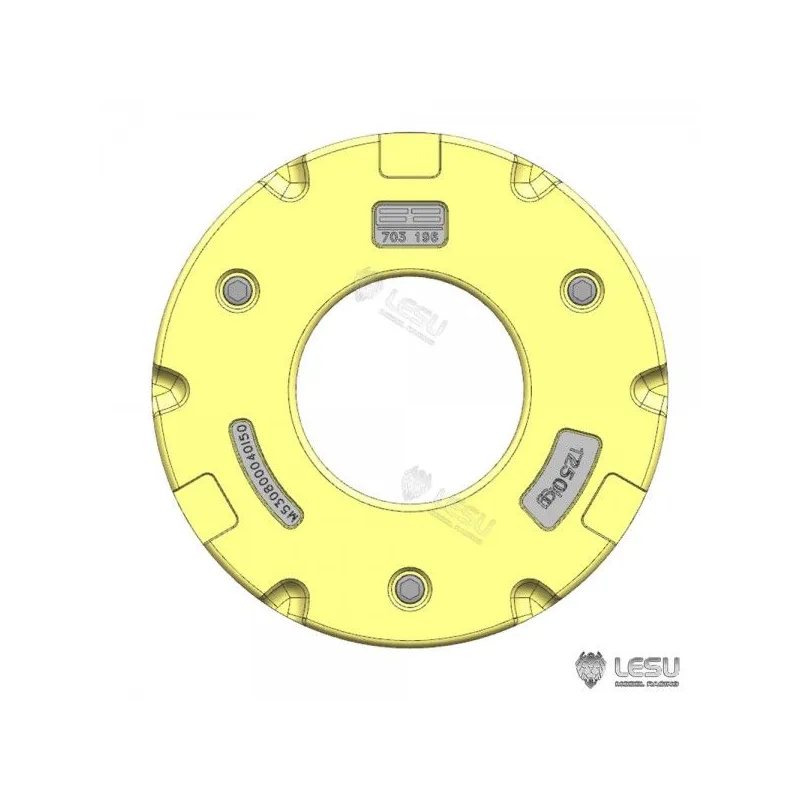 Wheel weights for Lesu F1050 tractor 1:14