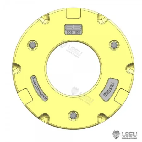 Wheel weights for Lesu F1050 tractor 1:14