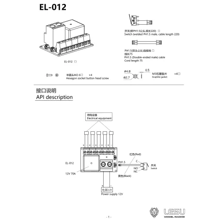 Lesu Stromverteiler geschaltet