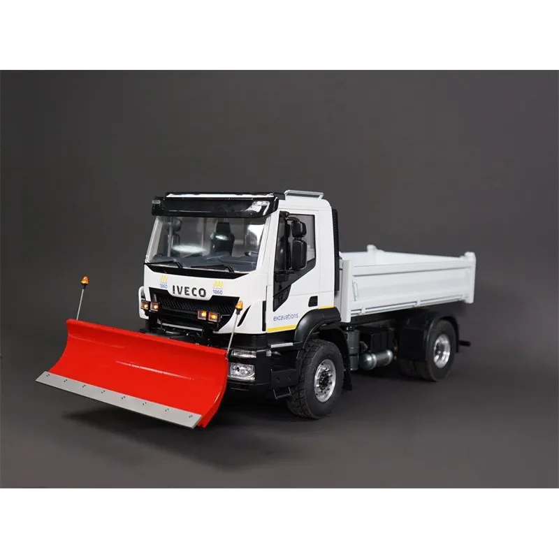 Hydraulic snow plow 1/14 red