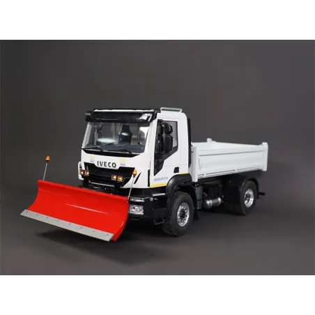 Hydraulic snow plow 1/14 red