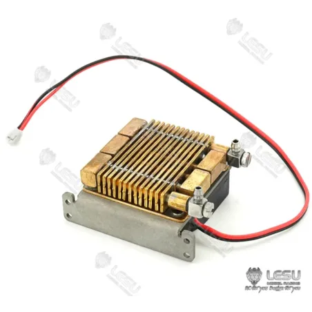 Lesu Hydraulik Öl Kühler 40x40mm mit Lüfter
