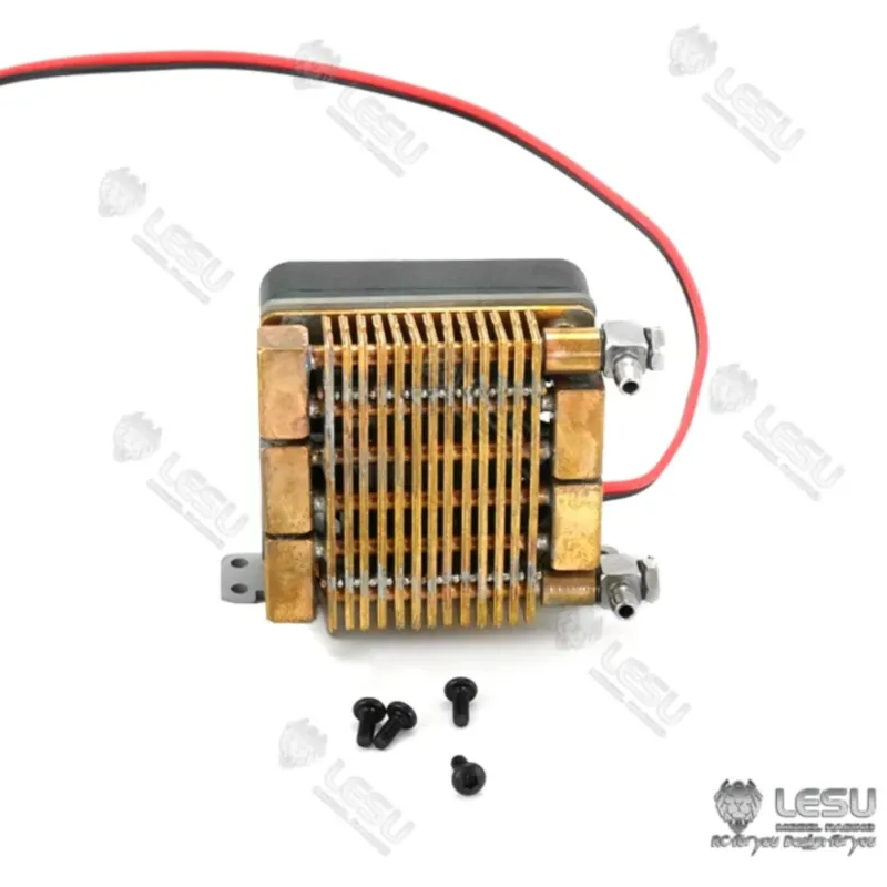 Lesu Hydraulik Öl Kühler 40x40mm mit Lüfter