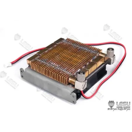 Lesu hydraulic oil cooler 60x60mm with fan