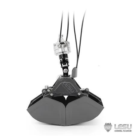 Lesu bucket grab 1:14 with rotation drive for truck loading crane