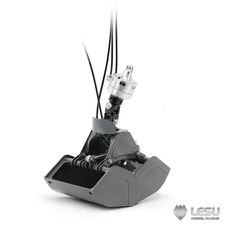 Lesu bucket grab 1:14 with rotation drive for truck loading crane