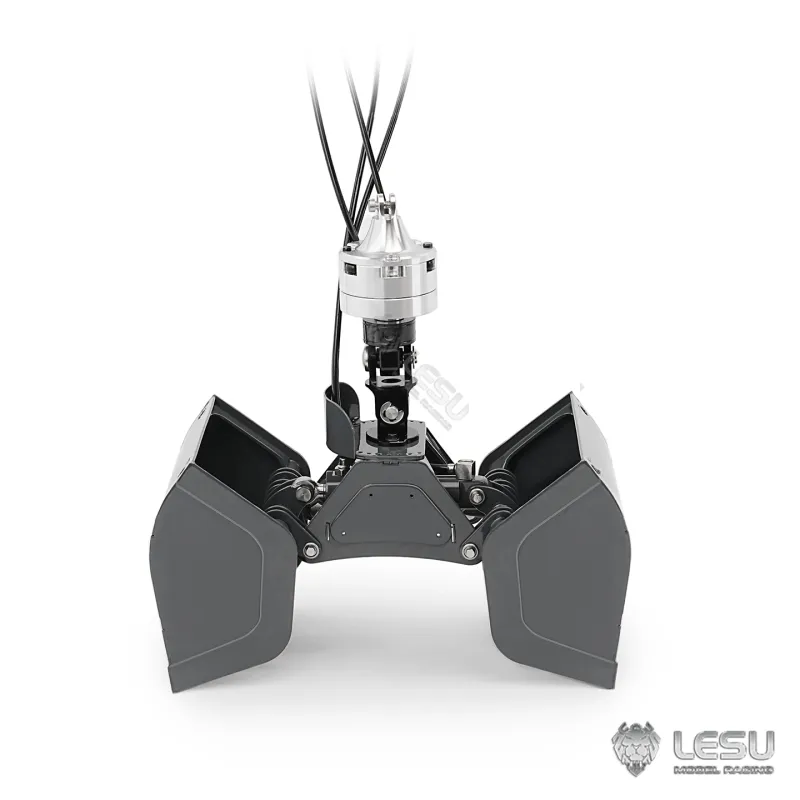 Lesu bucket grab 1:14 with rotation drive for truck loading crane