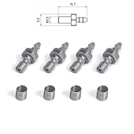 Nipple for quick coupling Lesu 4 pieces