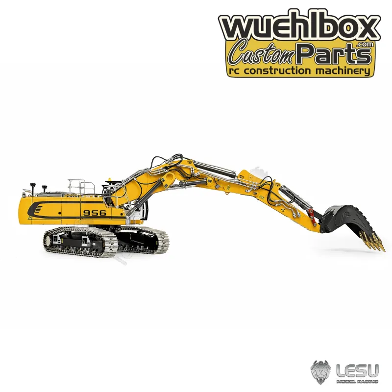 RC excavator Lesu L956 3-arm 1:14