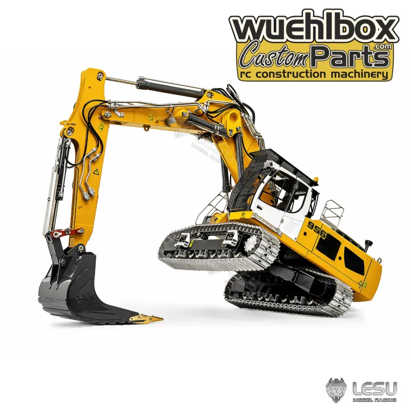 RC excavator Lesu L956 3-arm 1:14