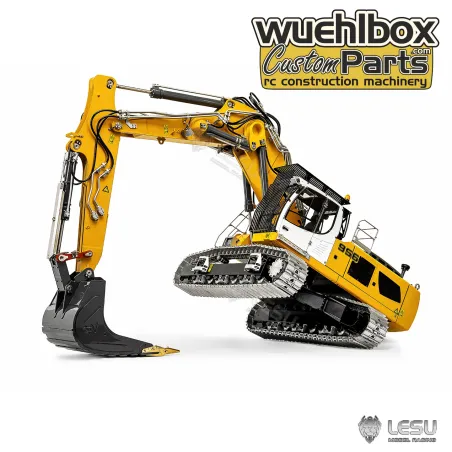 RC excavator Lesu L956 3-arm 1:14