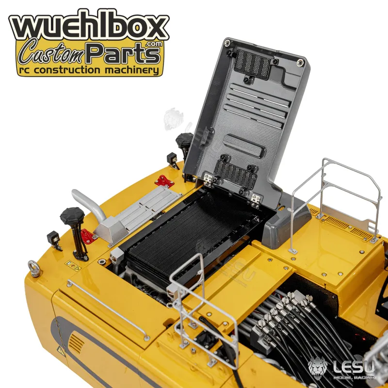 RC excavator Lesu L956 3-arm 1:14