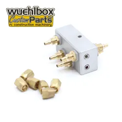 Hydraulik Verteiler APK 3,2mm Schlauch