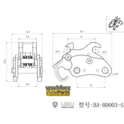 quick hitch Lesu PC30
