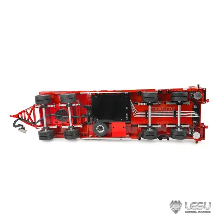 Lesu 1/14 low loader trailer 4-axle hydraulic