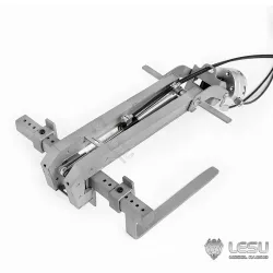Lesu crane fork hydraulically foldable and rotatable 1:14