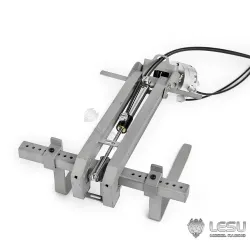 Lesu crane fork hydraulically foldable and rotatable 1:14