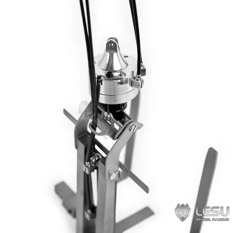 Lesu crane fork hydraulically foldable and rotatable 1:14