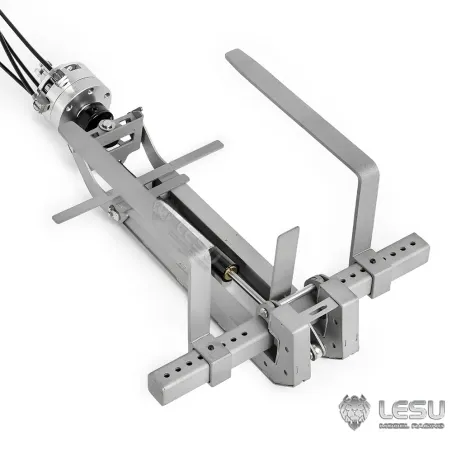 Lesu crane fork hydraulically foldable and rotatable 1:14