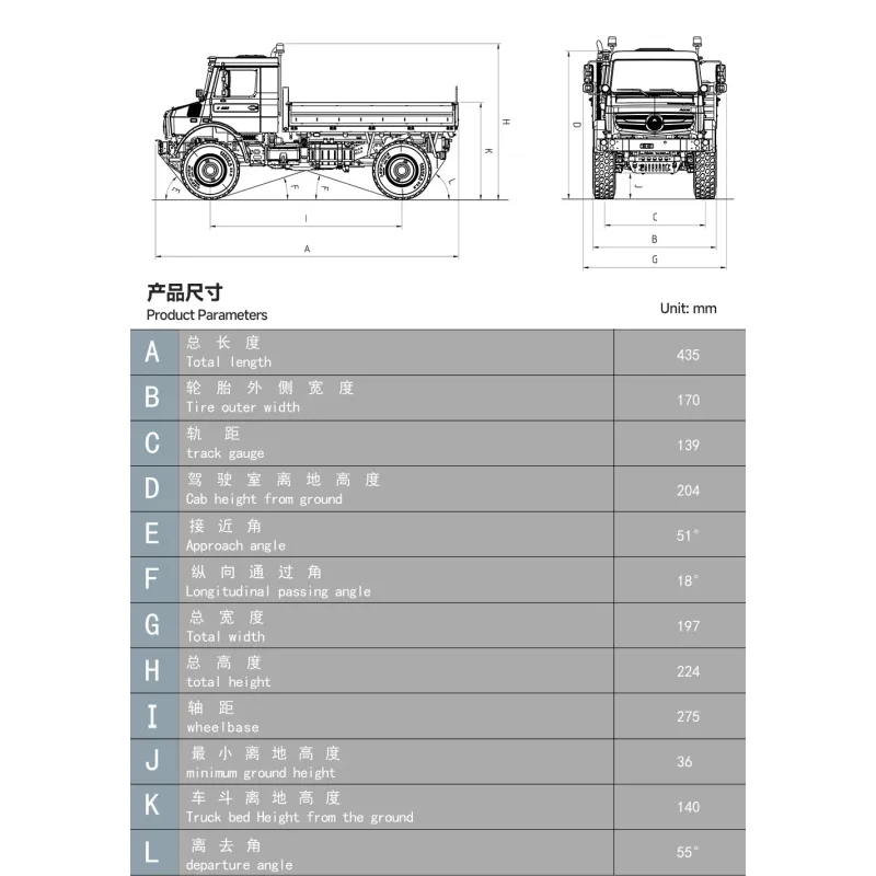 Lesu U4023 4x4 Gelände LKW