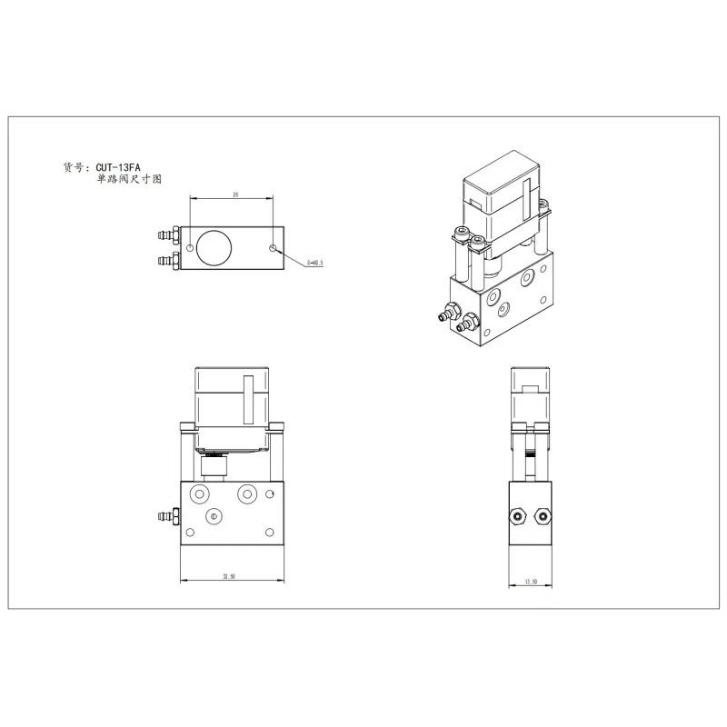 Cut 914 hydraulic valve