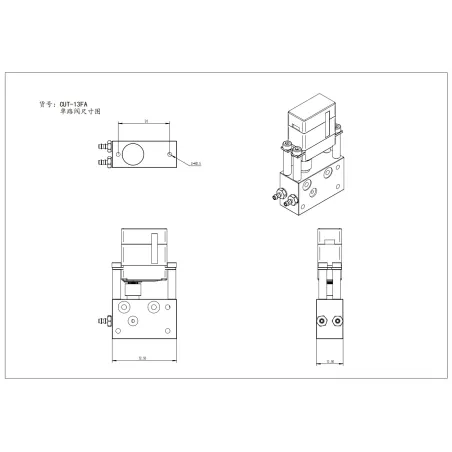 Cut 914 hydraulic valve