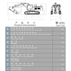 RC Bagger Lesu LR956 1:14