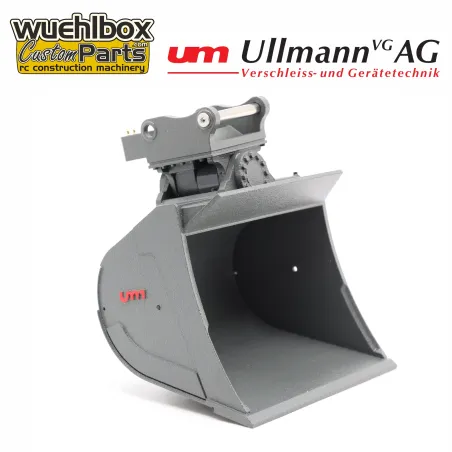 Ullmann 108mm Motorized Tilt Bucket for Premacon Quick hitch