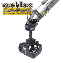 Abbruchgreifer pendelnd mit Electric Quick, endlos drehbar, Volvo EC160E