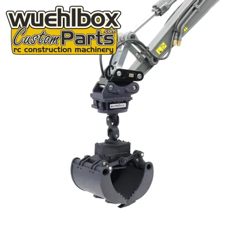 Sortiergreifer pendelnd mit Electric Quick, endlos drehbar, Volvo EC160E