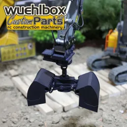 Verladegreifer pendelnd mit Electric Quick, endlos drehbar, Volvo EC160E